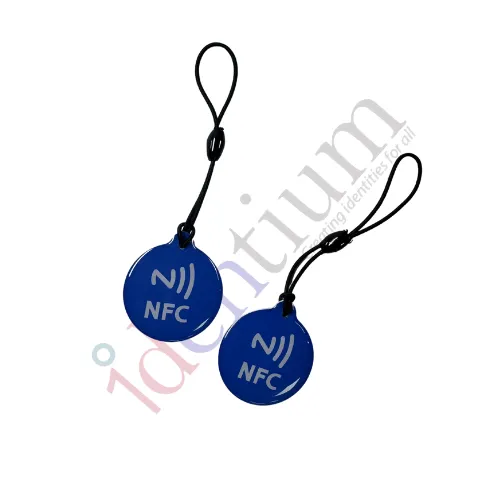 Mobile NFC Epoxy Tag with String EC025 (30 / 35 mm), view 2