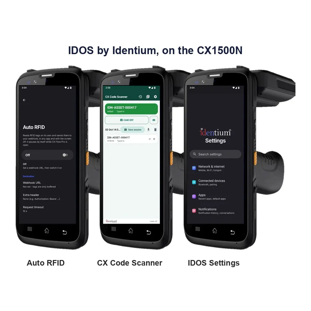 Uhf Handheld Rfid Reader CX1500N, view 4