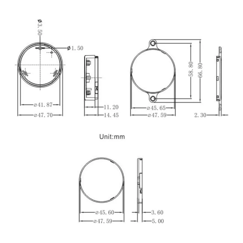 Round BLE Beacon ID-BLE-T03 (CR2477, IP68) — image 3