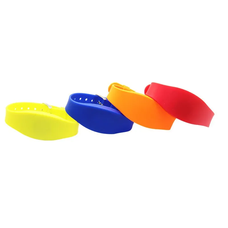 Dual Frequency HF/UHF RFID Silicone Wristband ID-DFW-808, view 3