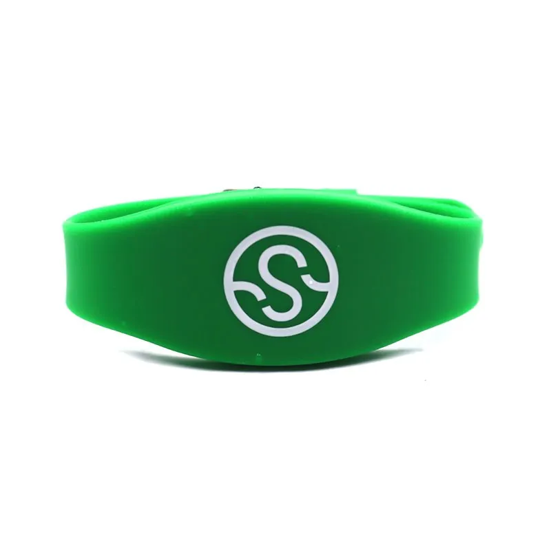 Dual Frequency HF/UHF RFID Silicone Wristband ID-DFW-808