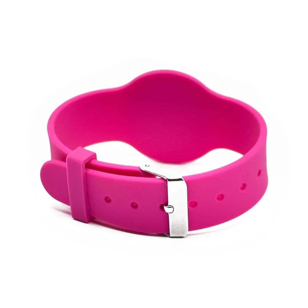 Adjustable NFC Silicone Wristband with Buckle IDTS-AWB35, view 3