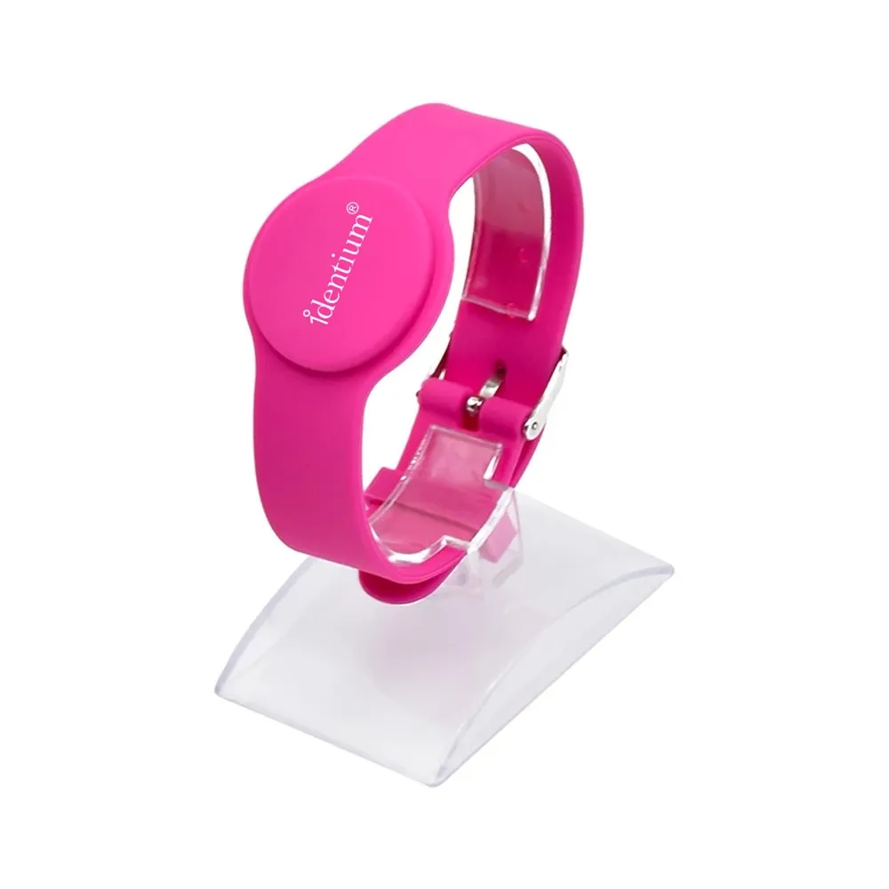 Adjustable NFC Silicone Wristband with Buckle IDTS-AWB35, view 4