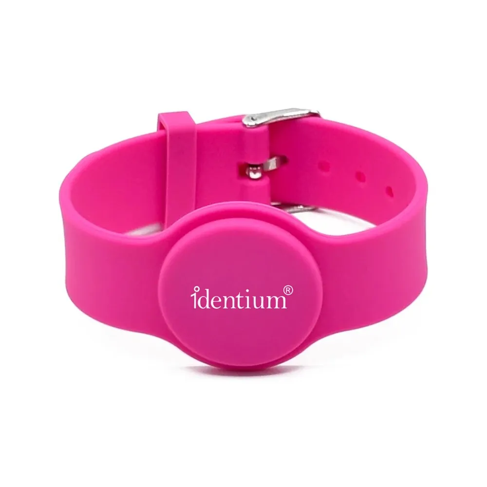 Adjustable NFC Silicone Wristband with Buckle IDTS-AWB35