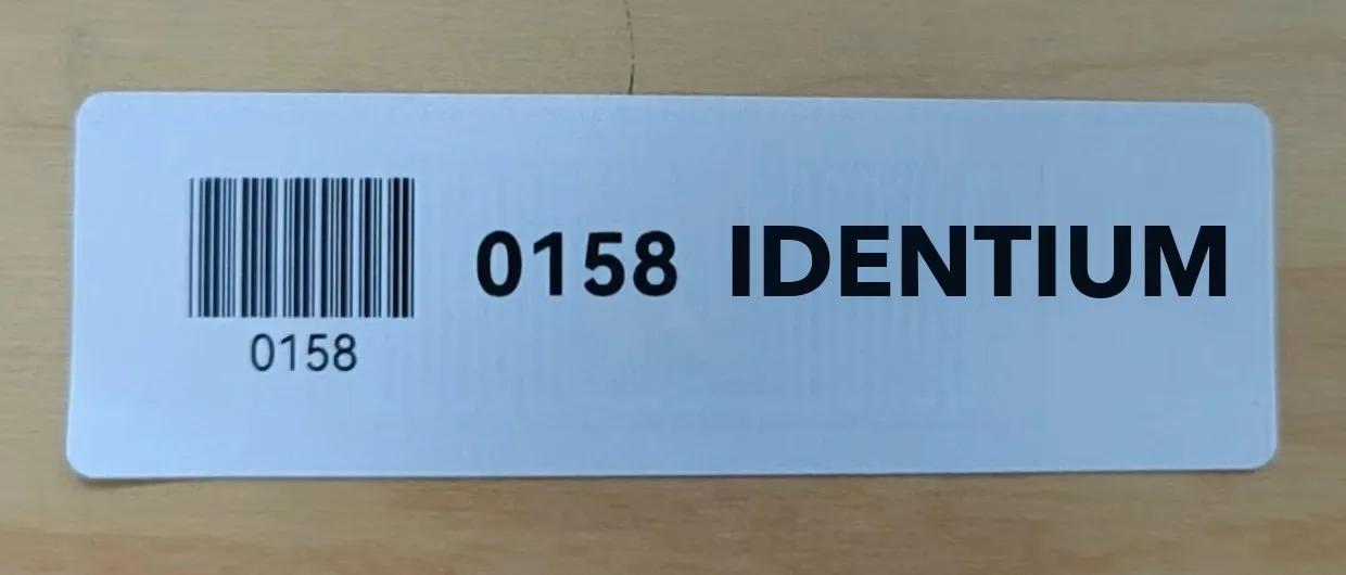 UHF RFID Hang Tag for Retail & Apparel IDTS-HT11037
