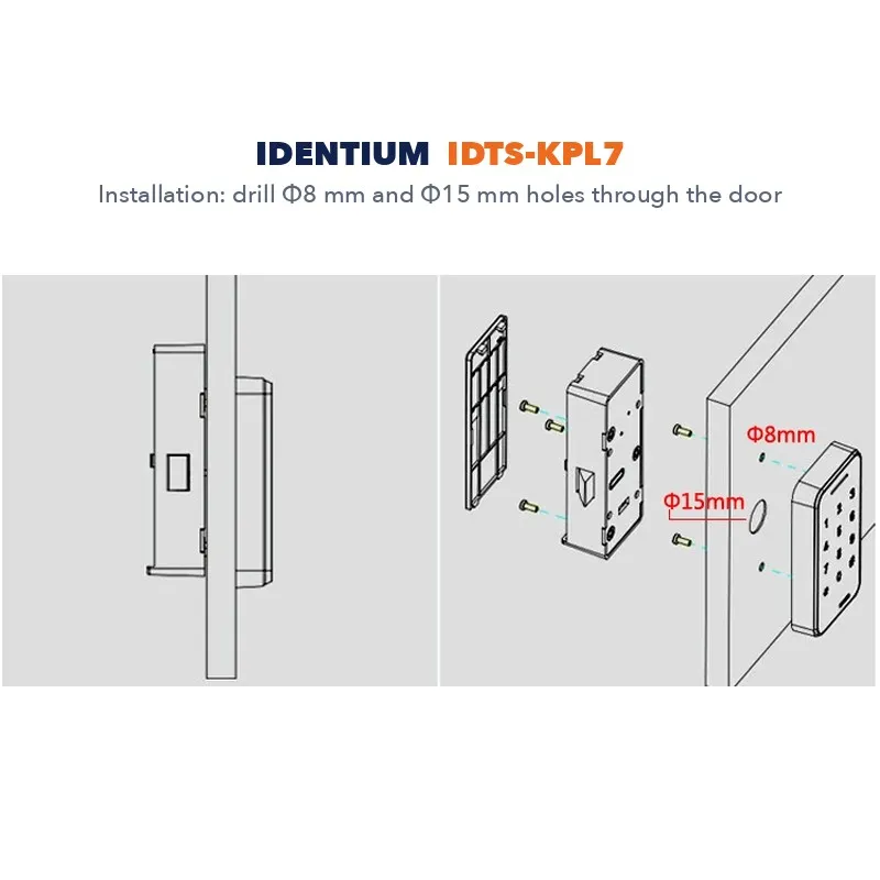 RFID Card & Password Keypad Cabinet Lock IDTS-KPL7 — image 6