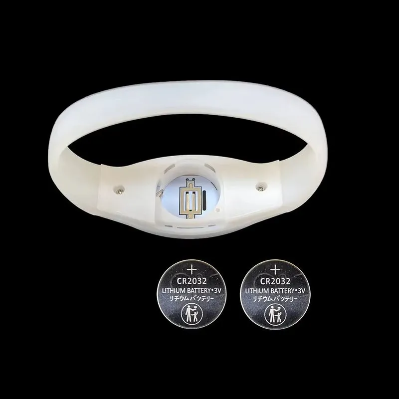Sound-Activated LED Wristband IDTS-LWB15S (Silicone, No Controller), view 3
