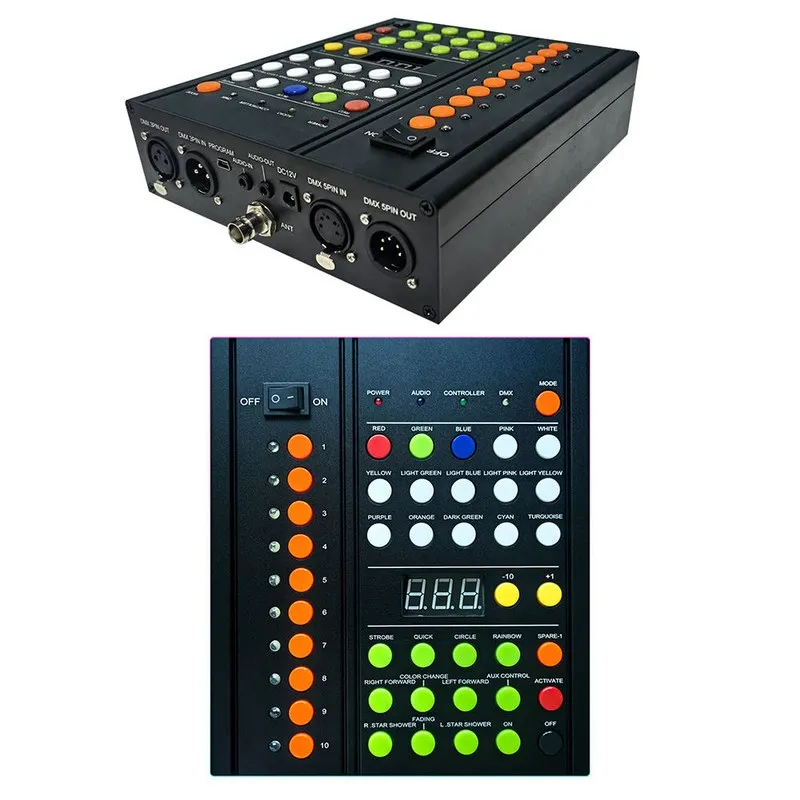 LED Wristband Remote Controller IDTS-LWC10 (10-Zone, DMX512)