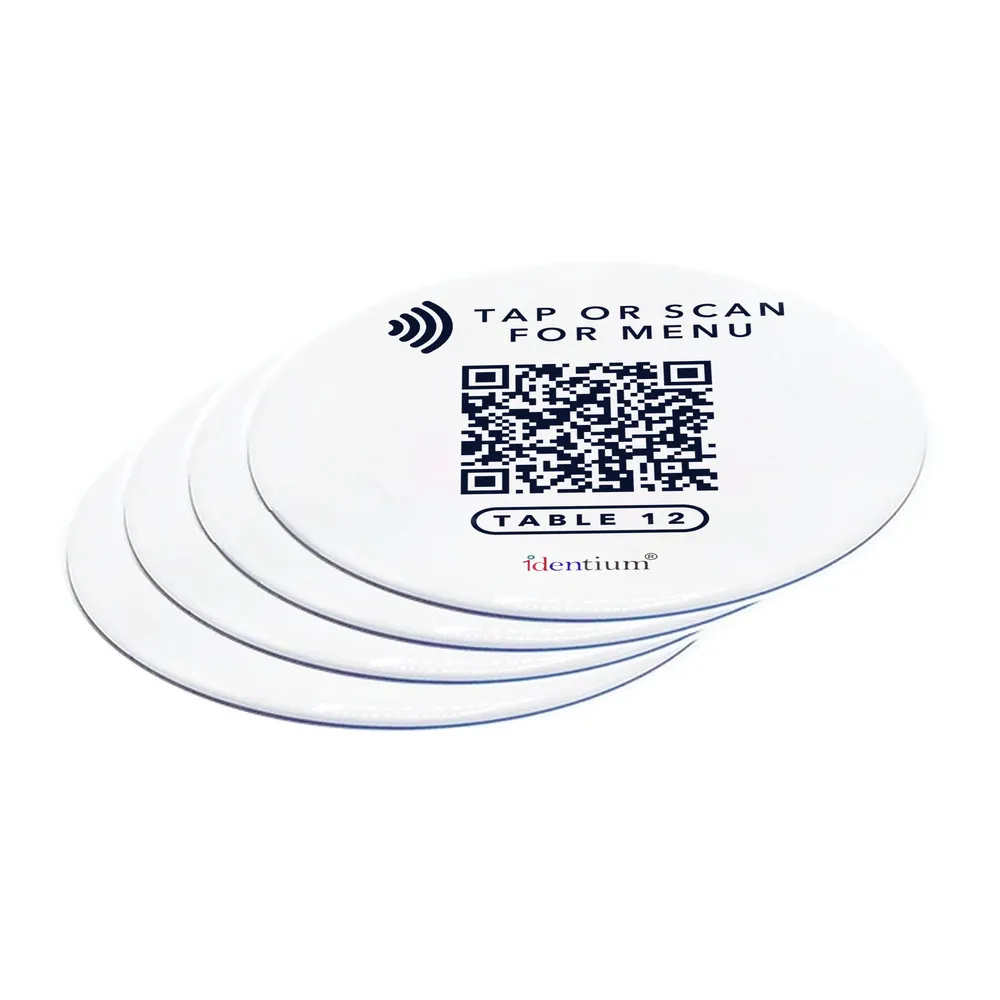 NFC Epoxy Table Tag IDTS-NTT50 for Tap-or-Scan Menus (50 mm), view 2