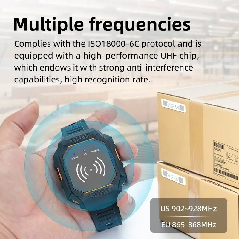 Wearable UHF RFID Watch Reader IDTS-UWR6 (Bluetooth 5.1, IP65) — image 3