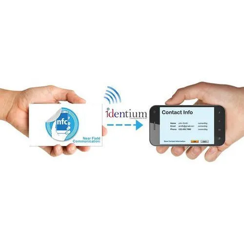 NFC Business Card ID-NBC3 (CR80, NTAG213/NTAG216)