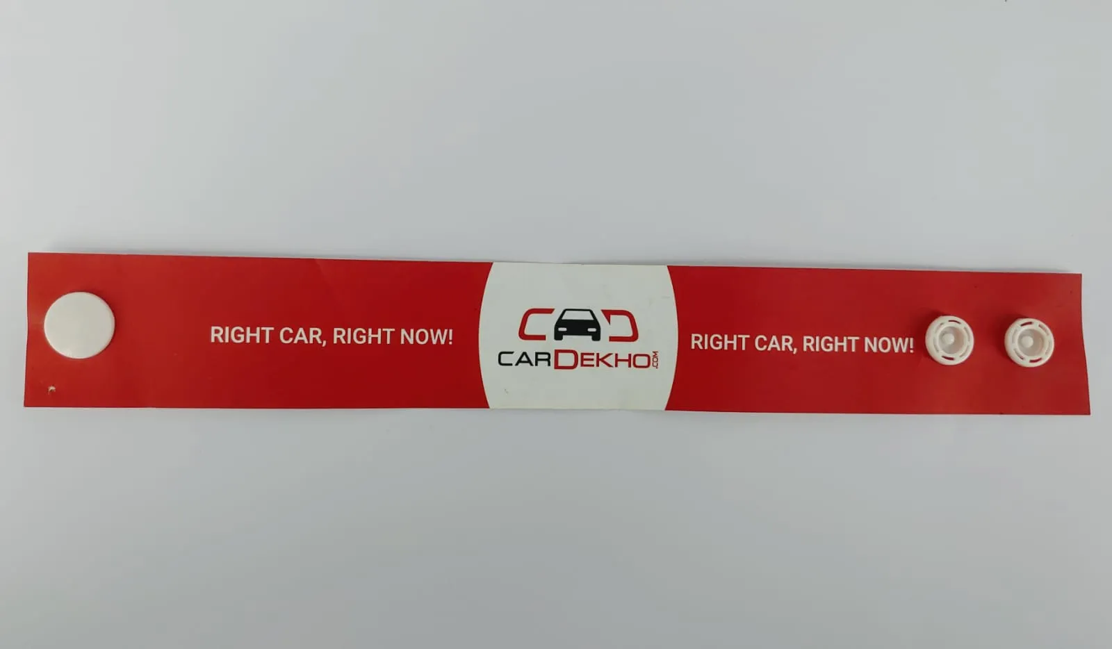 PVC Dual Button RFID Wristband, view 3