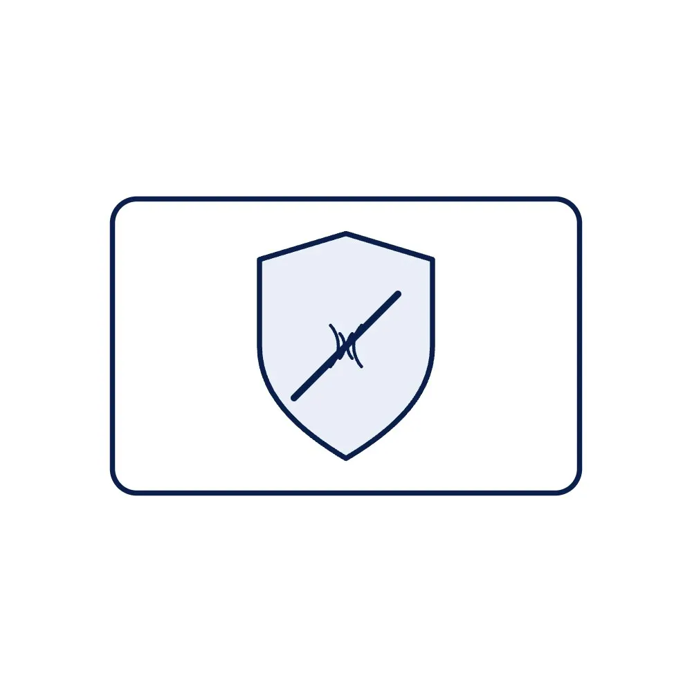 RFID-Blocking Card for Wallets (13.56 MHz NFC Shield, CR80)