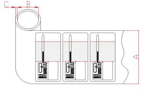 RFID UHF Jewellery Label / tag, view 3
