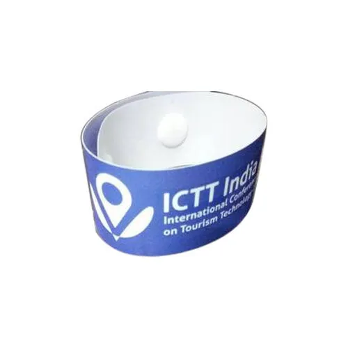 PVC RFID Wristband with Locking Snap, view 2