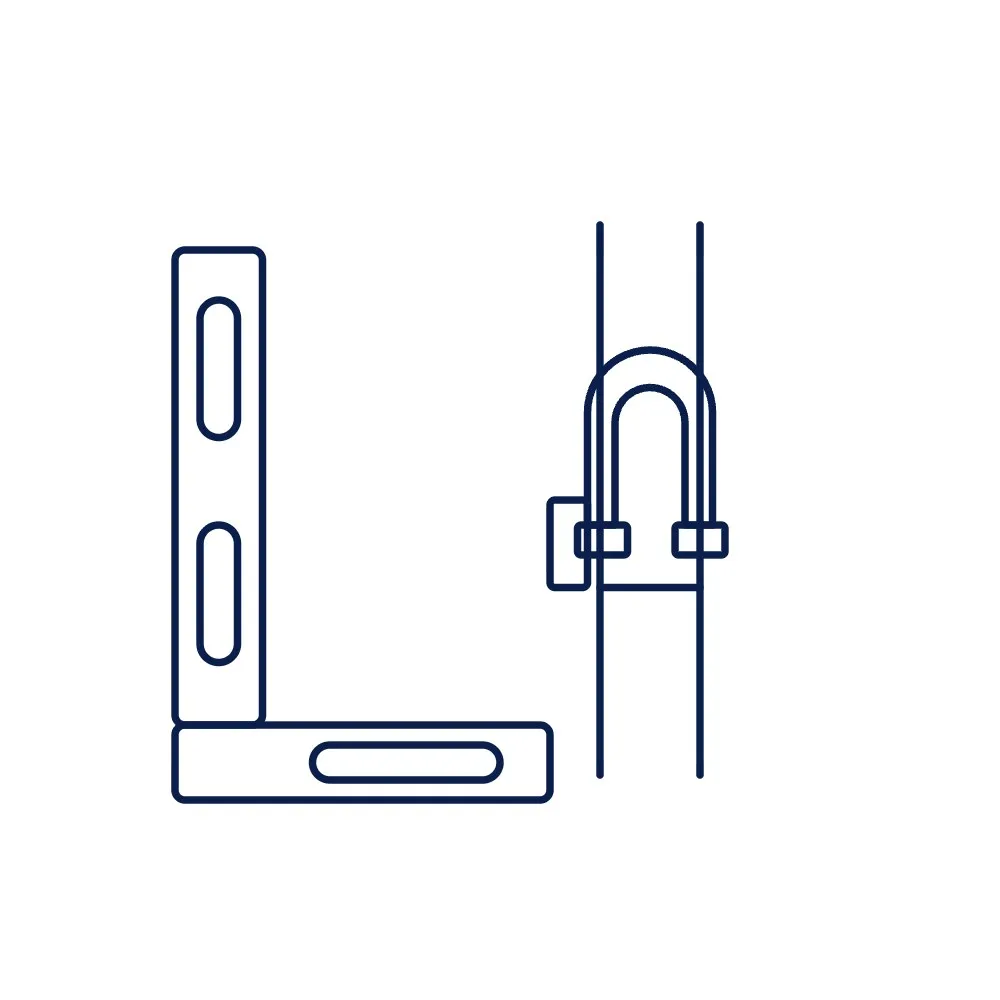 Wall / Pole Mounting Bracket for Integrated RFID Readers (IF9A-Size)