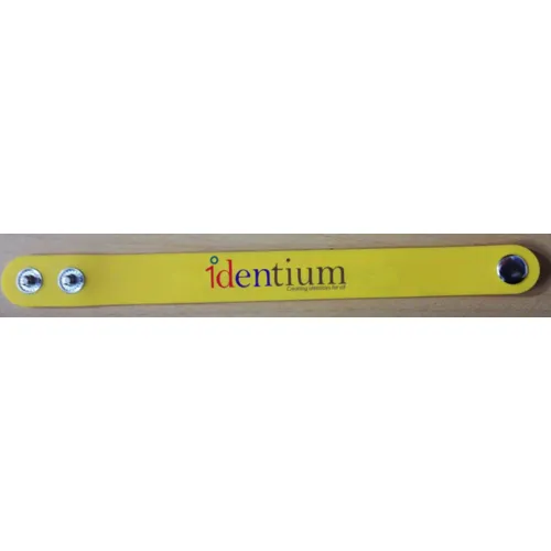 UHF RFID Silicone Wristband with Dual Button Closure