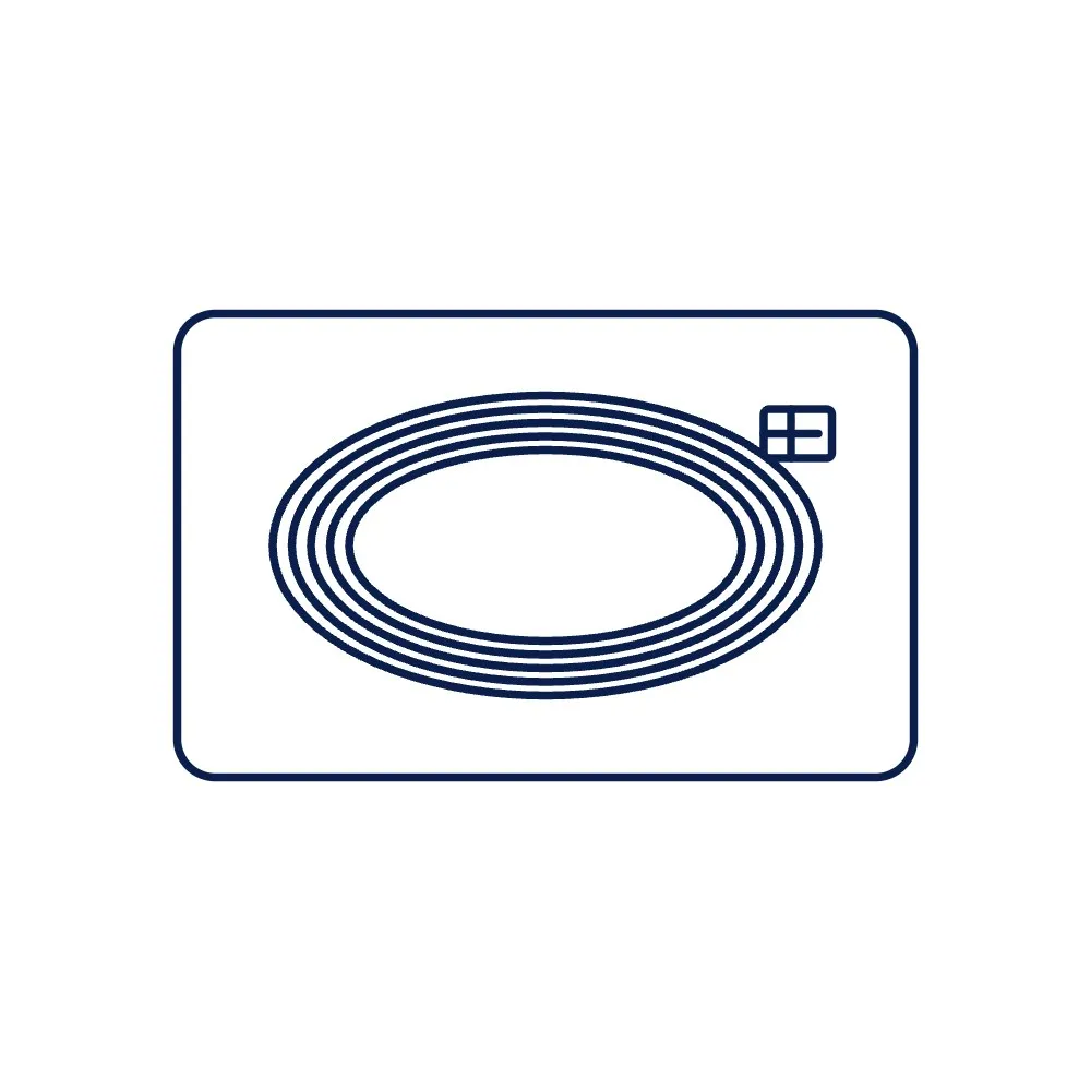 T5577 Rewritable 125 kHz RFID Card (CR80, PVC)