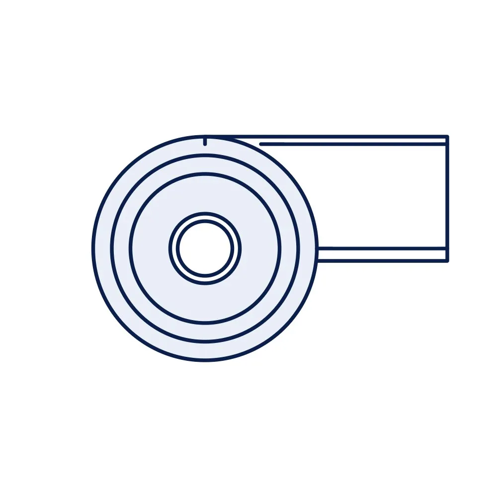Thermal-Transfer Ribbon, Wax-Resin, 110 mm × 300 m, for RFID Label Printers