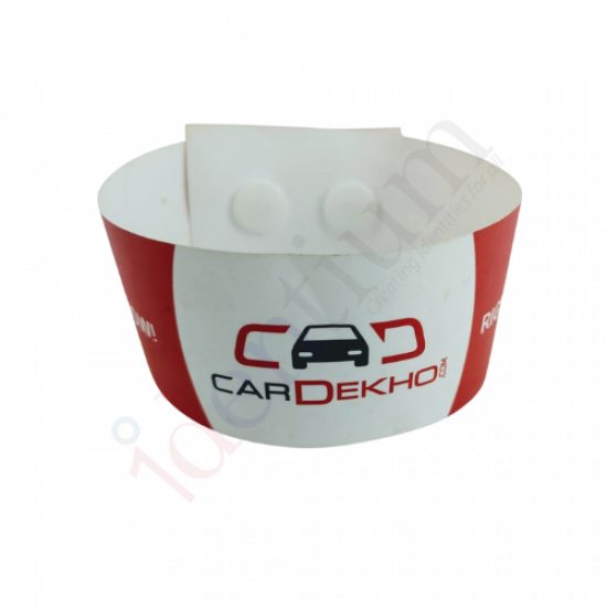 PVC Dual Button RFID Wristband