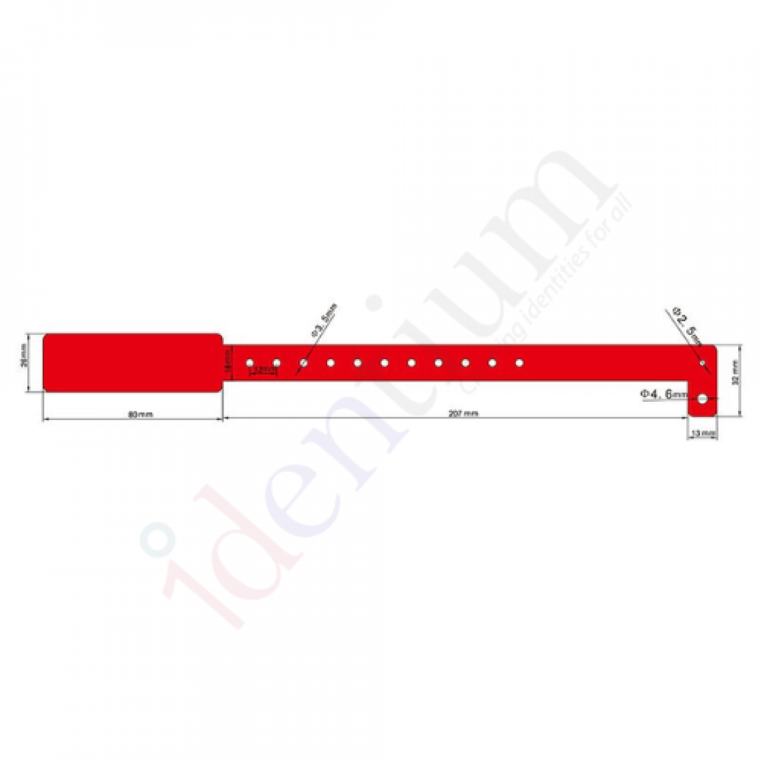 UHF PVC Tamper Proof Wristband