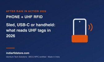 Can a Phone Read UHF RFID Tags? Sled vs USB-C vs Handheld (India 2026)