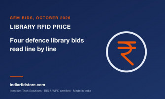 Library RFID System Price in India: Four GeM Bids Live in October 2026, Read Line by Line