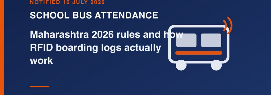 Maharashtra School Bus Rules 2026: How RFID Digital Attendance Works