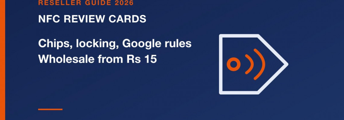 NFC Google Review Cards, Stands and Visiting Cards: A Wholesale Guide for Indian Resellers NFC Google Review Cards, Stands and Visiting Cards: A Wholesale Guide for Indian Resellers