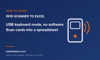 RFID Scanner to Excel: How to Scan Card and Tag Numbers into a Spreadsheet (USB Keyboard Mode)