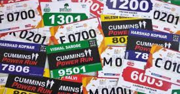 RFID Marathon Bibs - Buy Online in India | Identium