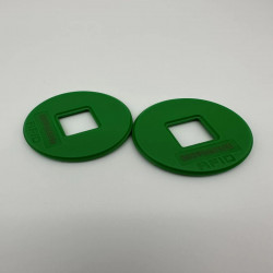 RFID HF Mifare 1K 4K Coin Tag – 50mm with Hole for Petrol & Asset Tracking