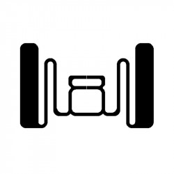 2844-Impinj UHF RFID Inlay/Label/Sticker