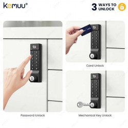 Digital Cipher Cabinet Lock – 9-Digit Keypad + RFID Card + Mechanical Key | IP65 Smart Locker Lock Digital Cipher Cabinet Lock – 9-Digit Keypad + RFID Card + Mechanical Key | IP65 Smart Locker Lock