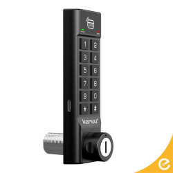Digital Cipher Cabinet Lock – 9-Digit Keypad + RFID Card + Mechanical Key | IP65 Smart Locker Lock