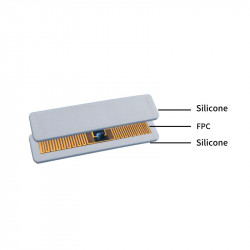 UHF Silicone Laundry Tag 55×12mm – Impinj Ucode EPC Gen2 Washable
