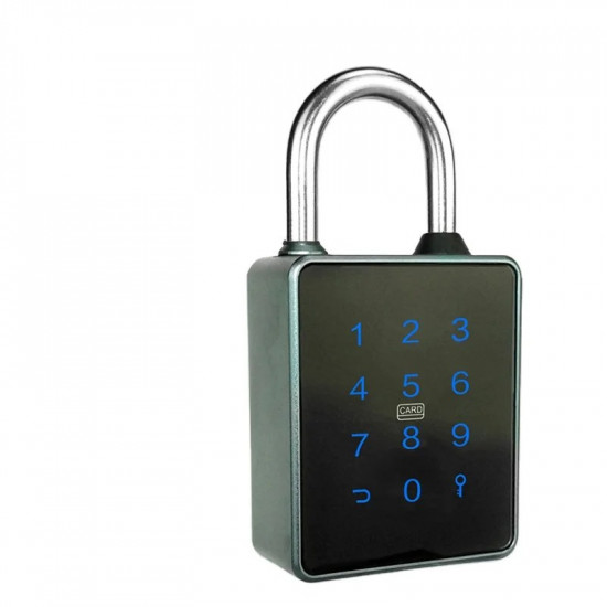 Smart Combination Padlock – Bluetooth App + Password + RFID Card + Key Waterproof Smart Combination Padlock – Bluetooth App + Password + RFID Card + Key Waterproof