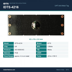 IDTS-4216 UHF On-Metal PCB RFID Tag 42 x 16 mm, Approx. 4 m on Metal, IT Asset & Tool Tracking IDTS-4216 UHF On-Metal PCB RFID Tag 42 x 16 mm, Approx. 4 m on Metal, IT Asset & Tool Tracking