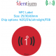 PRINTED NFC INLAY/LABEL